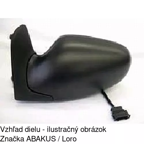 Vonkajšie zrkadlo 3240515M /POLCAR/ - obr. 4
