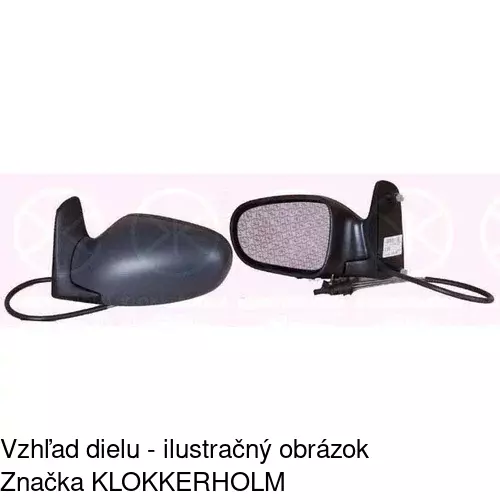 Vonkajšie zrkadlo 3241521M /POLCAR/ - obr. 3