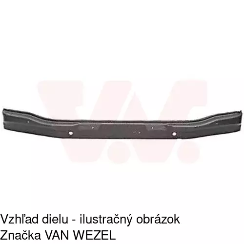 Dolný nosník predného čela 324524 /POLCAR/ - obr. 1