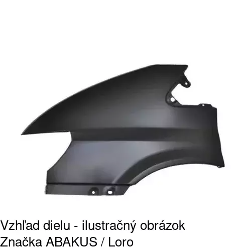 Predný blatník 324701 /POLCAR/ - obr. 2