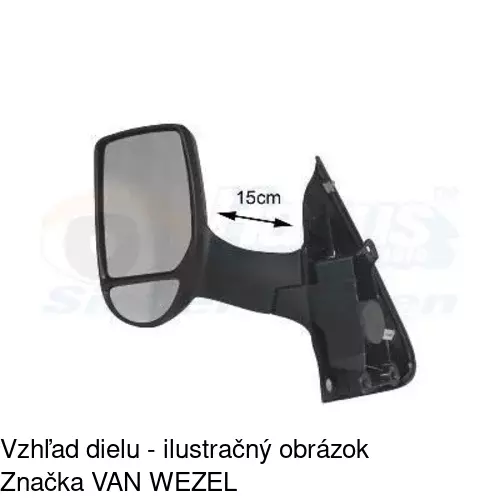 Vonkajšie zrkadlo 3247511E /POLCAR/ - obr. 3
