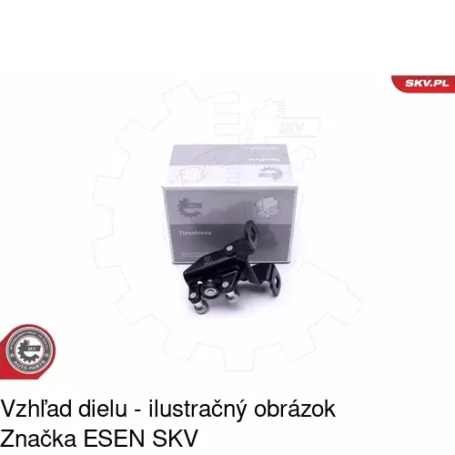 Vozík - kolieska pant posuvných dverí 3247Z-71 /POLCAR/ - obr. 2