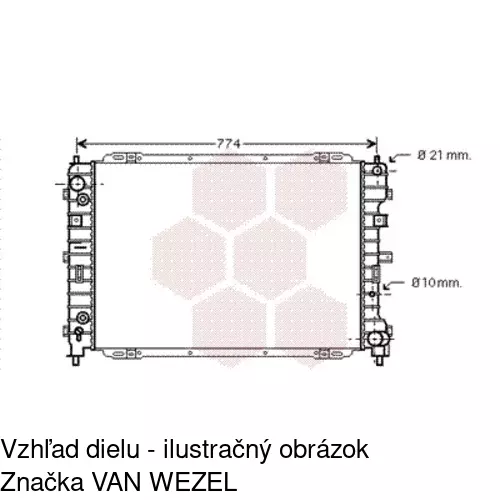 Chladiče vody 325108-1 /POLCAR/ - obr. 1