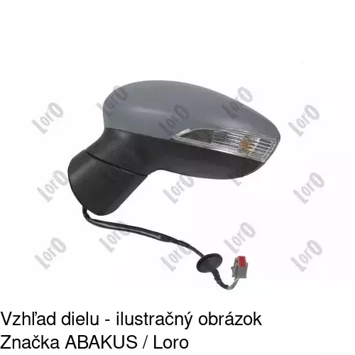 Vonkajšie zrkadlo 32B1513M /POLCAR/ - obr. 3