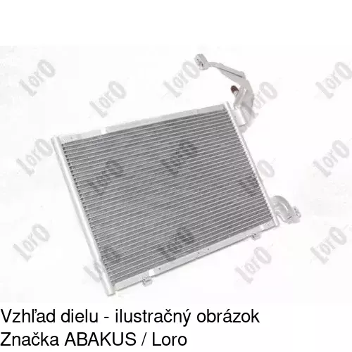 Chladiče klimatizácie 32B1K8C1S /POLCAR/ - obr. 2