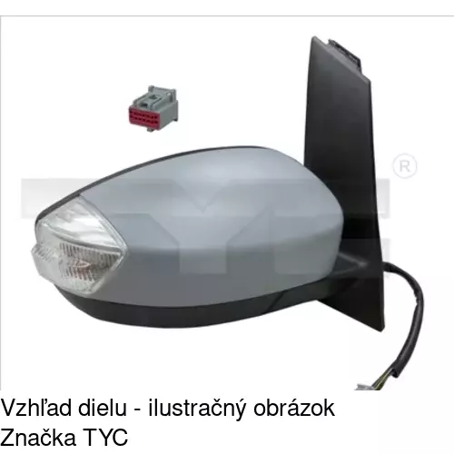 Vonkajšie zrkadlo POLCAR 32M1514E