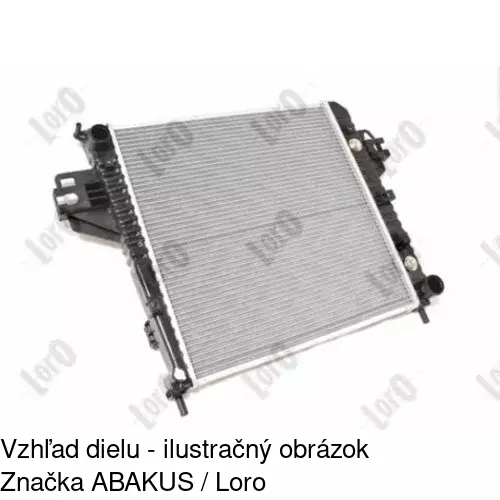 Chladiče vody 3410081K /POLCAR/ - obr. 2