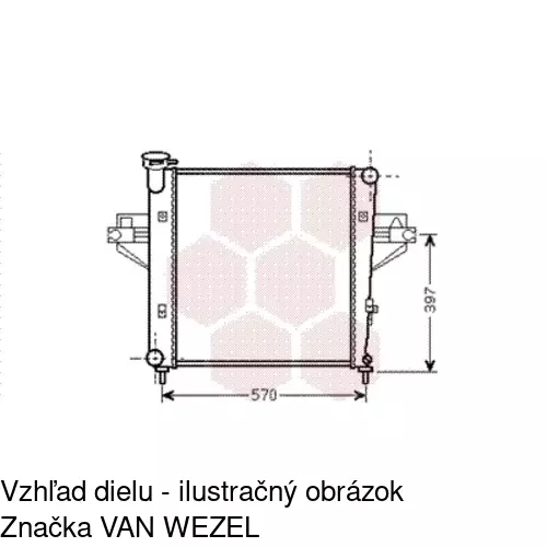 Chladiče vody 3410085K /POLCAR/ - obr. 4