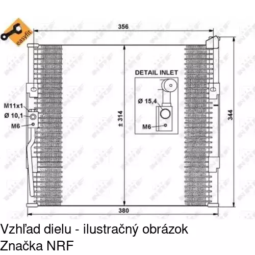 Chladiče klimatizácie POLCAR 3807K8C1S