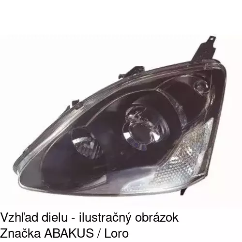 Hlavný reflektor 3827102E /POLCAR/ - obr. 1