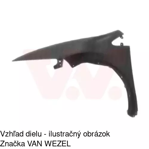 Predný blatník 382902 /POLCAR/ - obr. 1