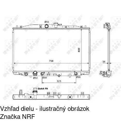 Chladiče vody POLCAR 3833082K