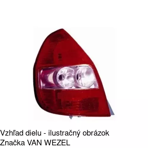 Zadné svetlo 383587-E /POLCAR/ - obr. 2