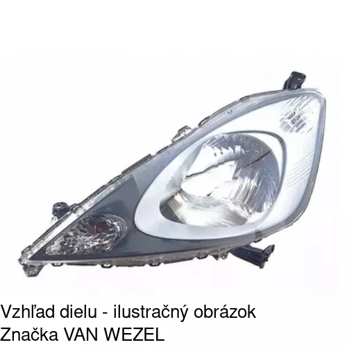 Hlavný reflektor 3837090E /POLCAR/ - obr. 3