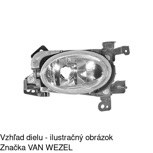 Hmlové svetlo - predné 383730-E /POLCAR/ - obr. 2