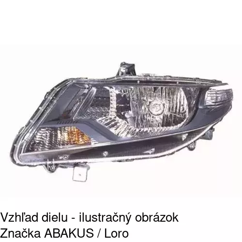 Hlavný reflektor POLCAR 385110-E
