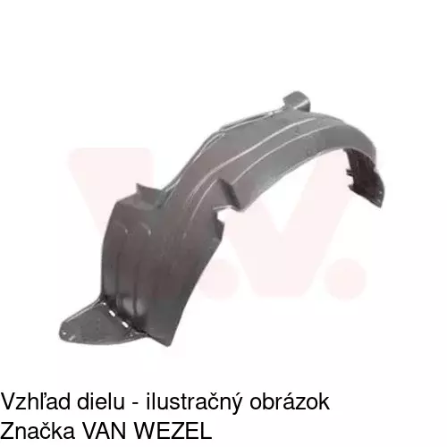 Podblatník (plast) 4003FP-1 /POLCAR/ - obr. 1
