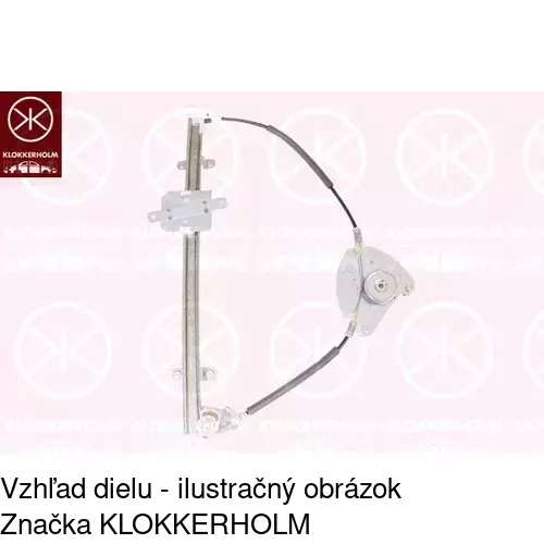 Elektrický mechanizmus okna dverí 4003PSE1 /POLCAR/ - obr. 2