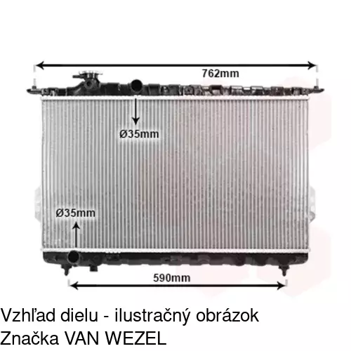 Chladiče vody 402408-1 /POLCAR/ - obr. 2