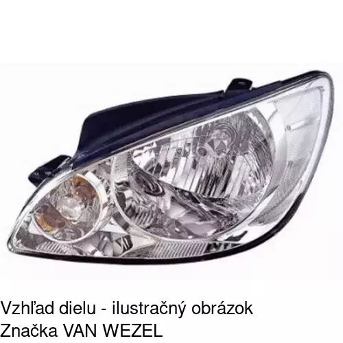 Hlavný reflektor 4044091E /POLCAR/ - obr. 2
