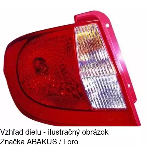 Zadné svetlo 404487-E /POLCAR/