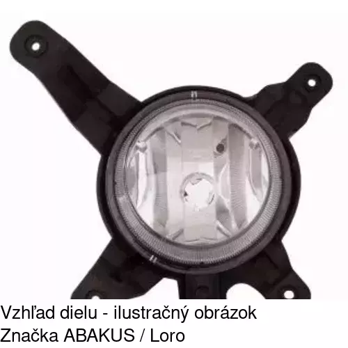 Hmlové svetlo - predné 404829-E /POLCAR/ - obr. 1