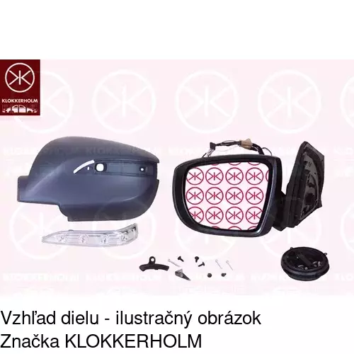 Vonkajšie zrkadlo 4048519E /POLCAR/ - obr. 1