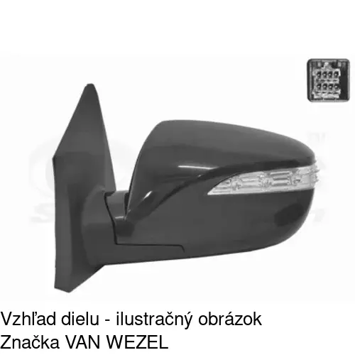 Vonkajšie zrkadlo 4048519E /POLCAR/ - obr. 2