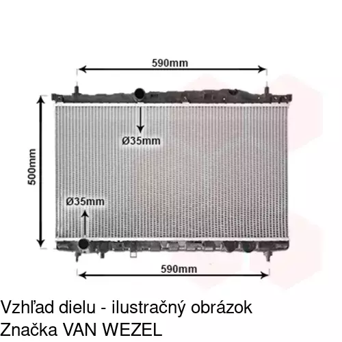 Chladiče vody 4075081X /POLCAR/ - obr. 1
