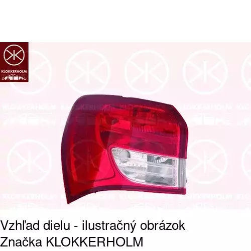 Zadné svetlo 40L188-E /POLCAR/