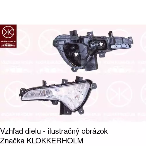 Hmlové svetlo - predné 4104290E /POLCAR/ - obr. 1