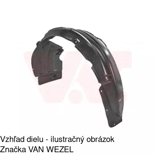 Podblatník (plast) 4104FL1T /POLCAR/ - obr. 1