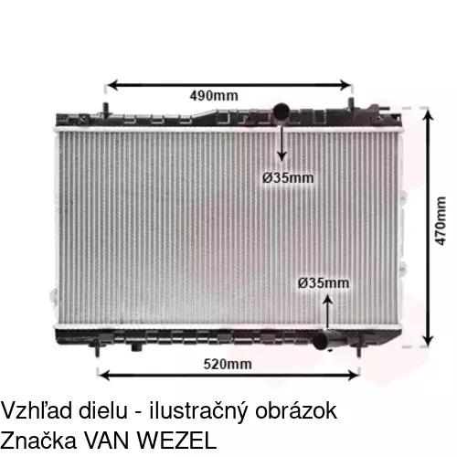 Chladiče vody POLCAR 4113083X
