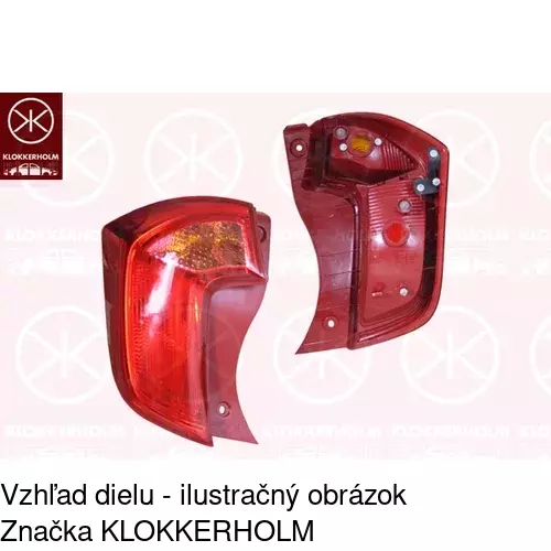 Zadné svetlo 41A187-E /POLCAR/ - obr. 2