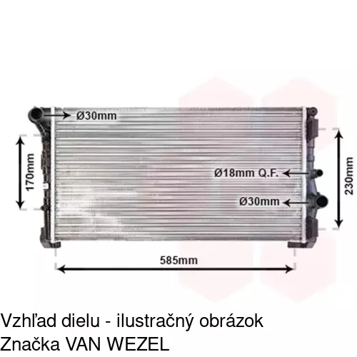 Chladiče vody 420208A6 /POLCAR/ - obr. 5