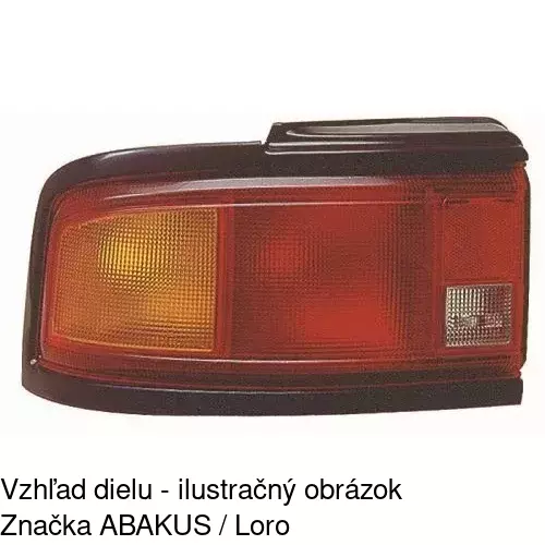 Zadné svetlo POLCAR 450588