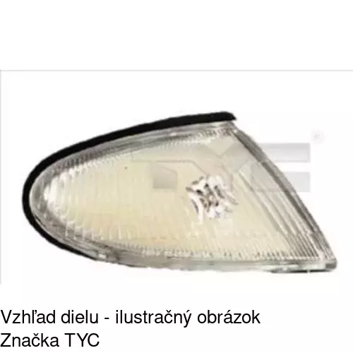 Obrysové svetlo POLCAR 450720-E
