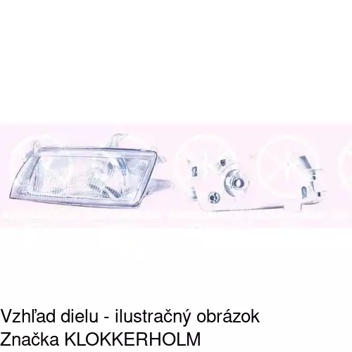 Hlavný reflektor 4508100E /POLCAR/ - obr. 1