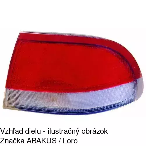 Zadné svetlo POLCAR 451688