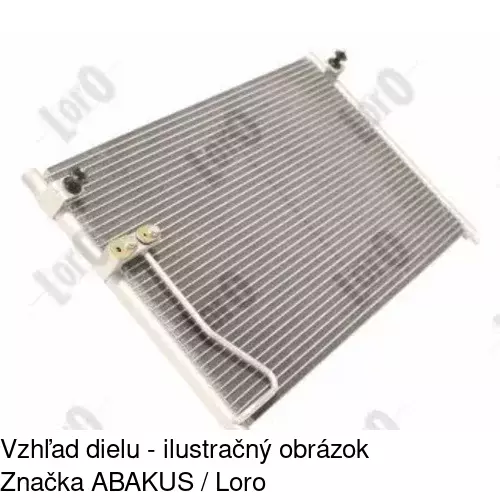 Chladiče klimatizácie 4517K8C2 /POLCAR/ - obr. 1