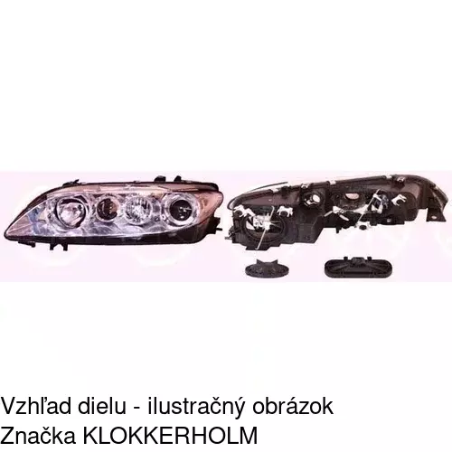 Hlavný reflektor 451909-U /POLCAR/ - obr. 1
