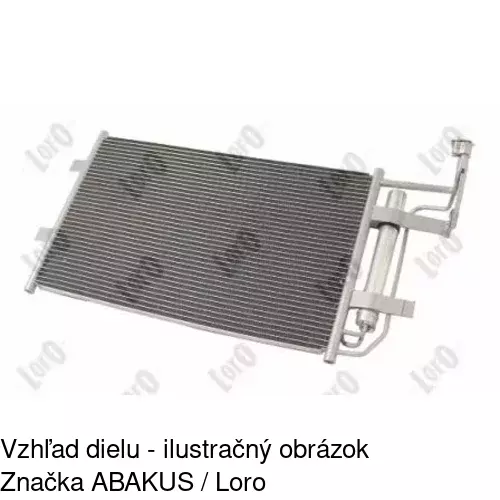 Chladiče klimatizácie 4551K8C1 /POLCAR/ - obr. 1