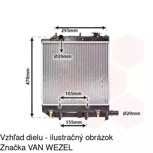 Chladiče vody 4571082K /POLCAR/ - obr. 1