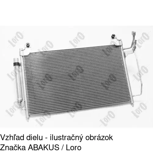 Chladiče klimatizácie 4580K81K /POLCAR/ - obr. 1