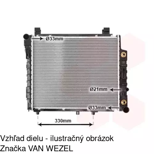 Chladiče vody 500208-0 /POLCAR/ - obr. 1