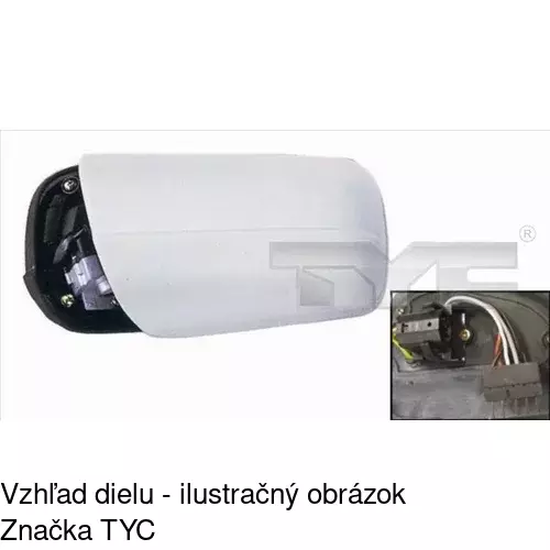 Vonkajšie zrkadlo 5002524E /POLCAR/ - obr. 5