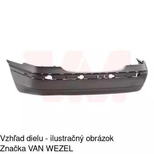 Zadný nárazník 500396-J /POLCAR/ - obr. 1