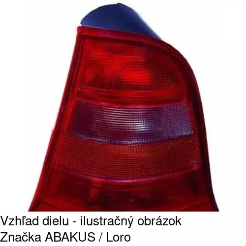 Zadné svetlo 5005885E /POLCAR/ - obr. 2