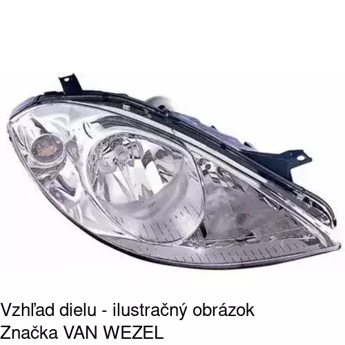 Hlavný reflektor 500610-E /POLCAR/ - obr. 5