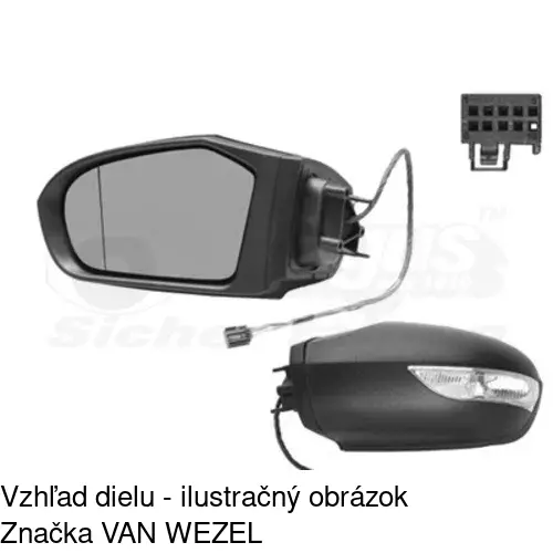 Vonkajšie zrkadlo 5006515M /POLCAR/ - obr. 3